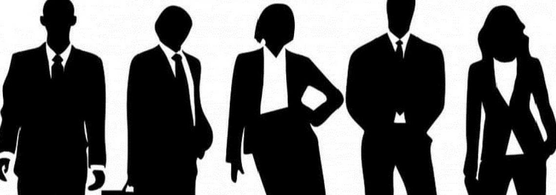 persone disegnate in bianco e nere 